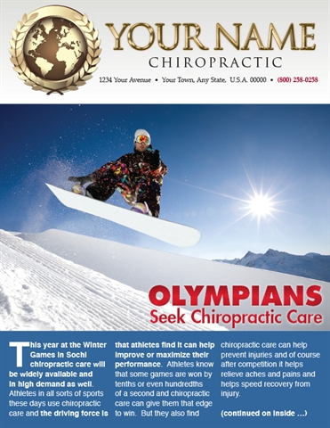 Olympians Seek Chiropractic Care