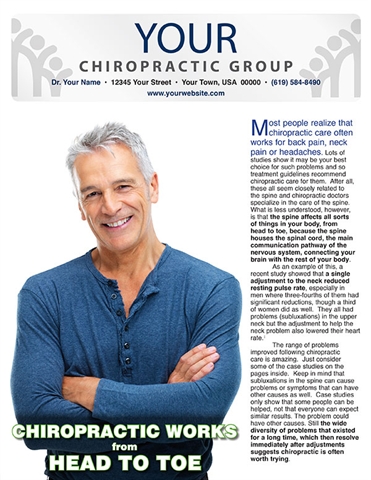 Chiropractic Works from Head to Toe