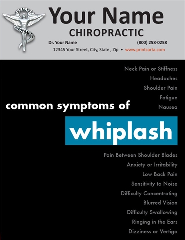 Common Symptoms of Whiplash