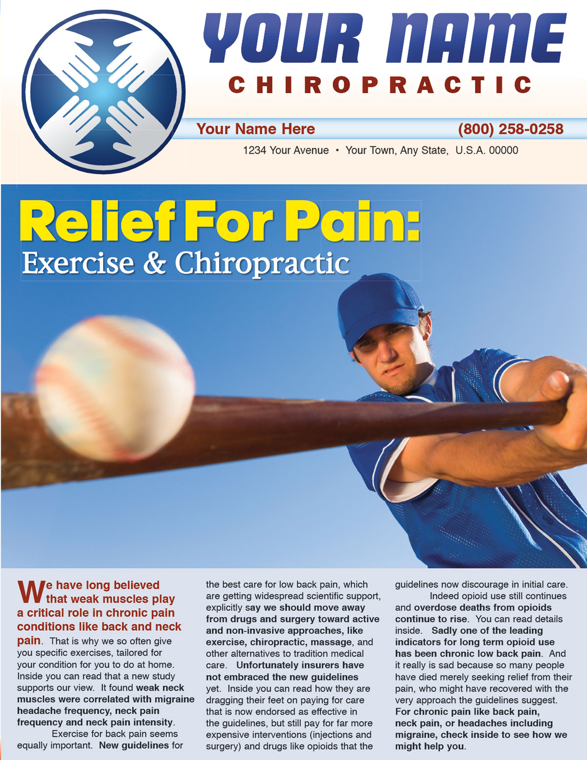 Relief for Pain: Exercise and Chiropractic